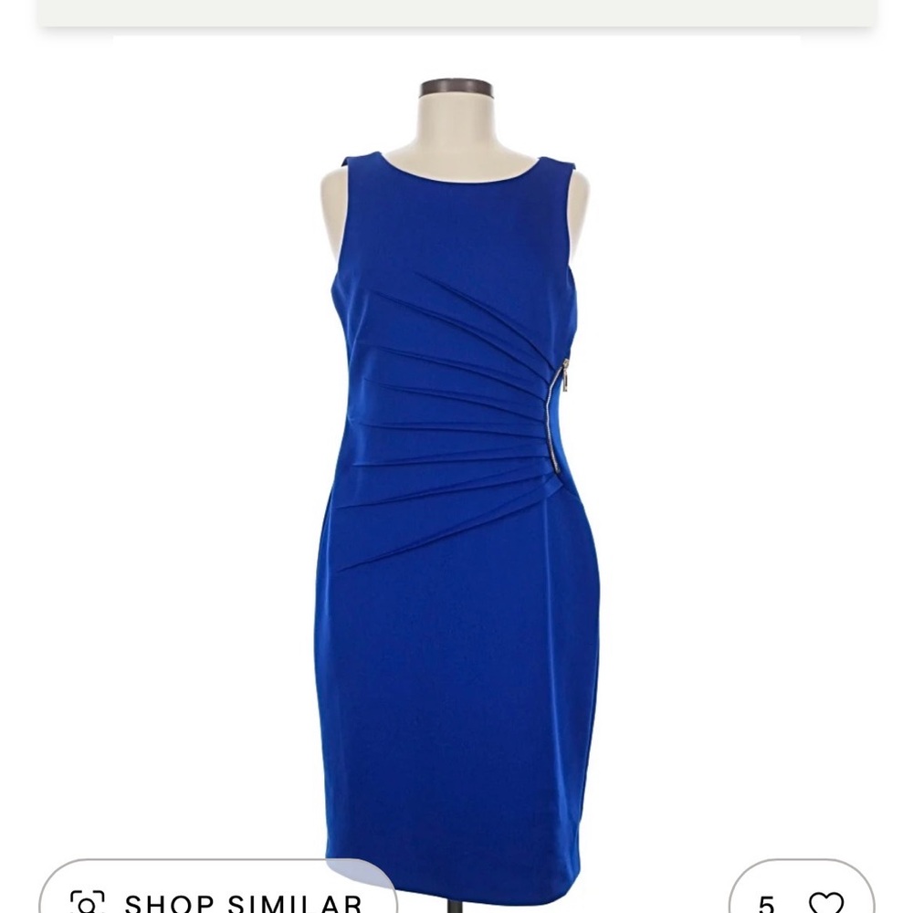 Ivanka Trump Cobalt Blue Sheath Dress